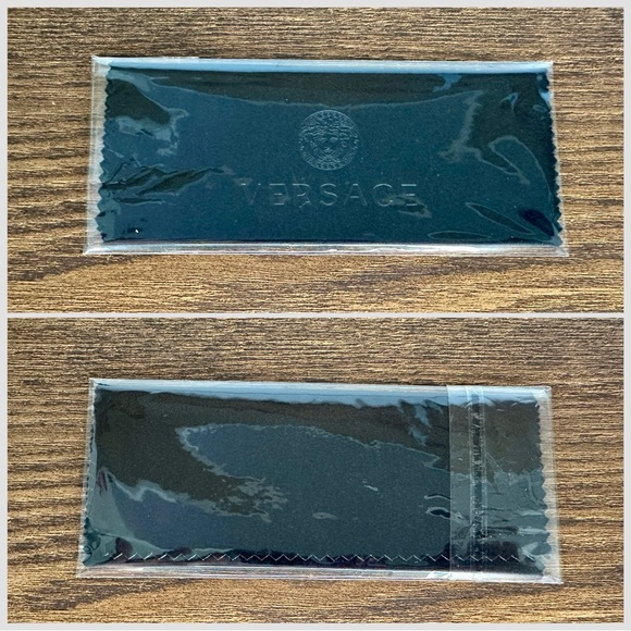 New Versace Eyeglasses Case, Cleaning Cloth, and Box - Picture 6 of 8